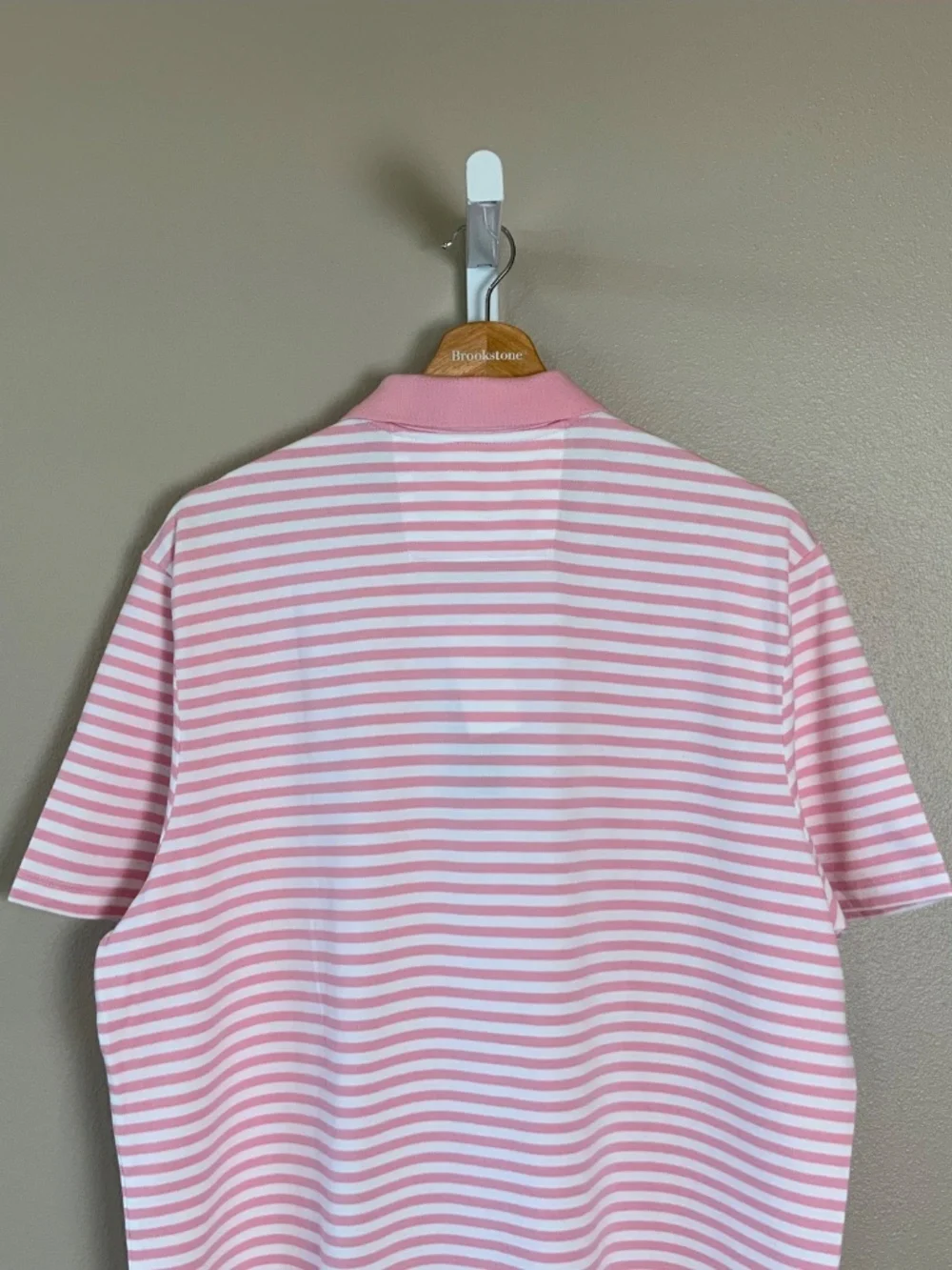 Banana Republic Short Sleeve Striped Standard Fit Pique Polo Shirt